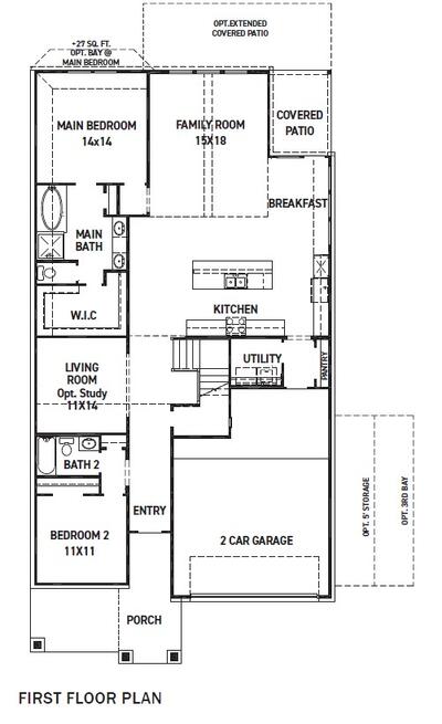 Colonial Plan in Headwaters | Newmark Homes in Austin, TX