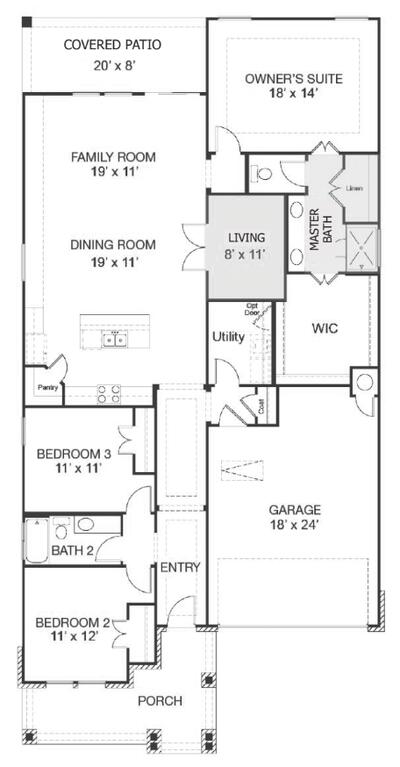 Ristretto Floor Plan 50 by New Home Builder Newmark Homes | Provence in ...