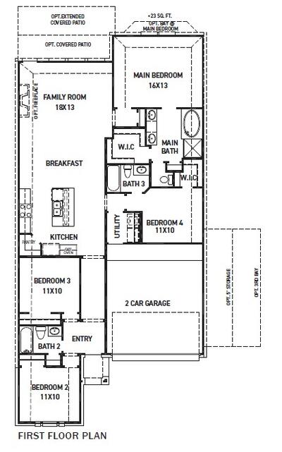 Cameron Floor Plan by New Home Builder Newmark Homes