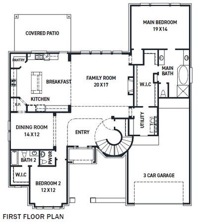 Carmel Build on Your Lot Floor Plan by Newmark Homes