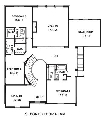 Grand Villa Mayfield Floor Plan by New Home Builder Newmark Homes