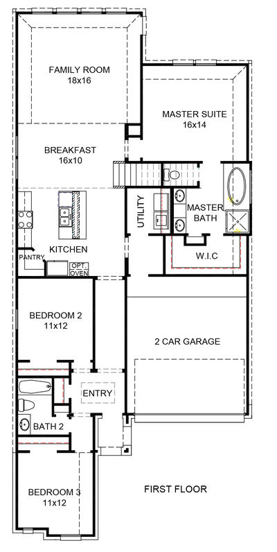 Jackson Floor Plan 45's by New Home Builder Newmark Homes | Bridgeland ...