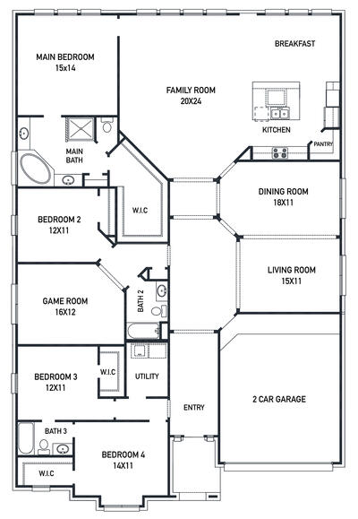 Sydney Floor Plan By New Home Builder Newmark Homes