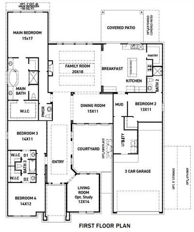 Tallinn Floor Plan by New Home Builder Newmark Homes