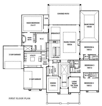 Grand Villa Medici Floor Plan by New Home Builder Newmark Homes