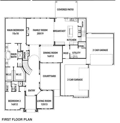 Villa Versailles Floor Plan by New Home Builder Newmark Homes