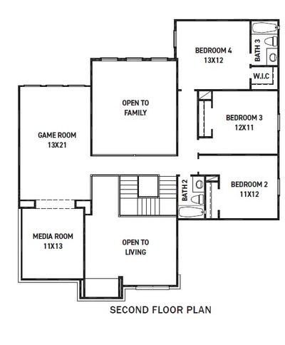 Windsor Floor Plan by New Home Builder Newmark Homes