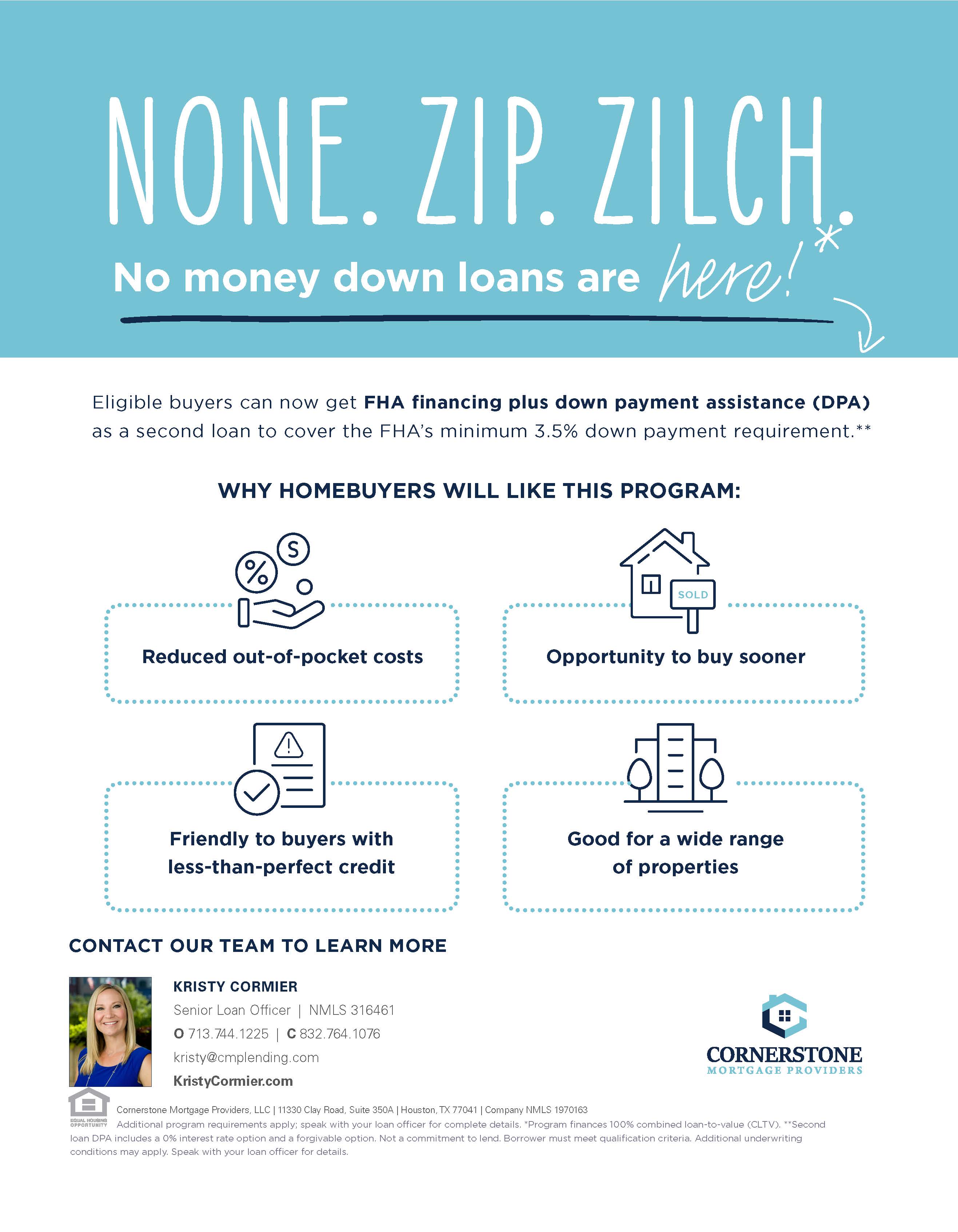 No Money Down Loans
