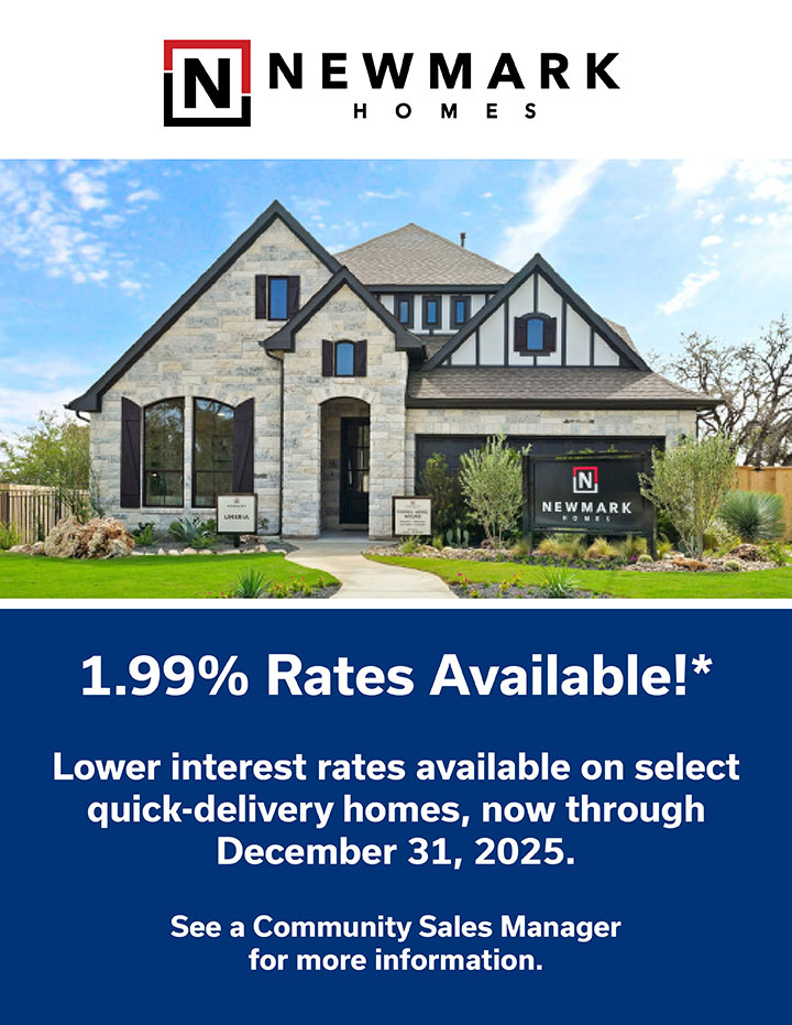 Newmark Homes Low Interest Rates