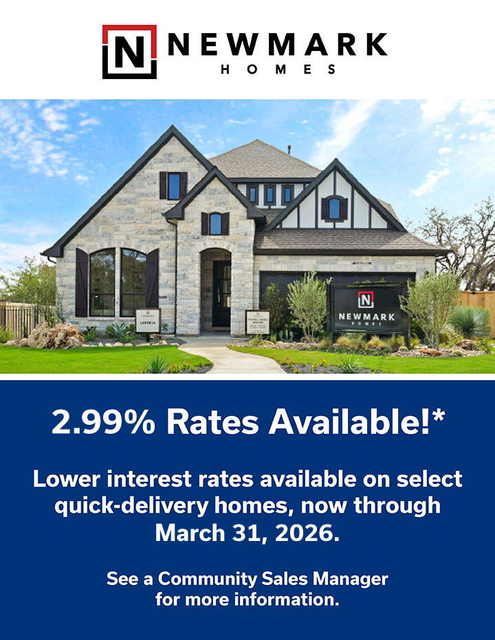 Newmark Homes Low Interest Rates