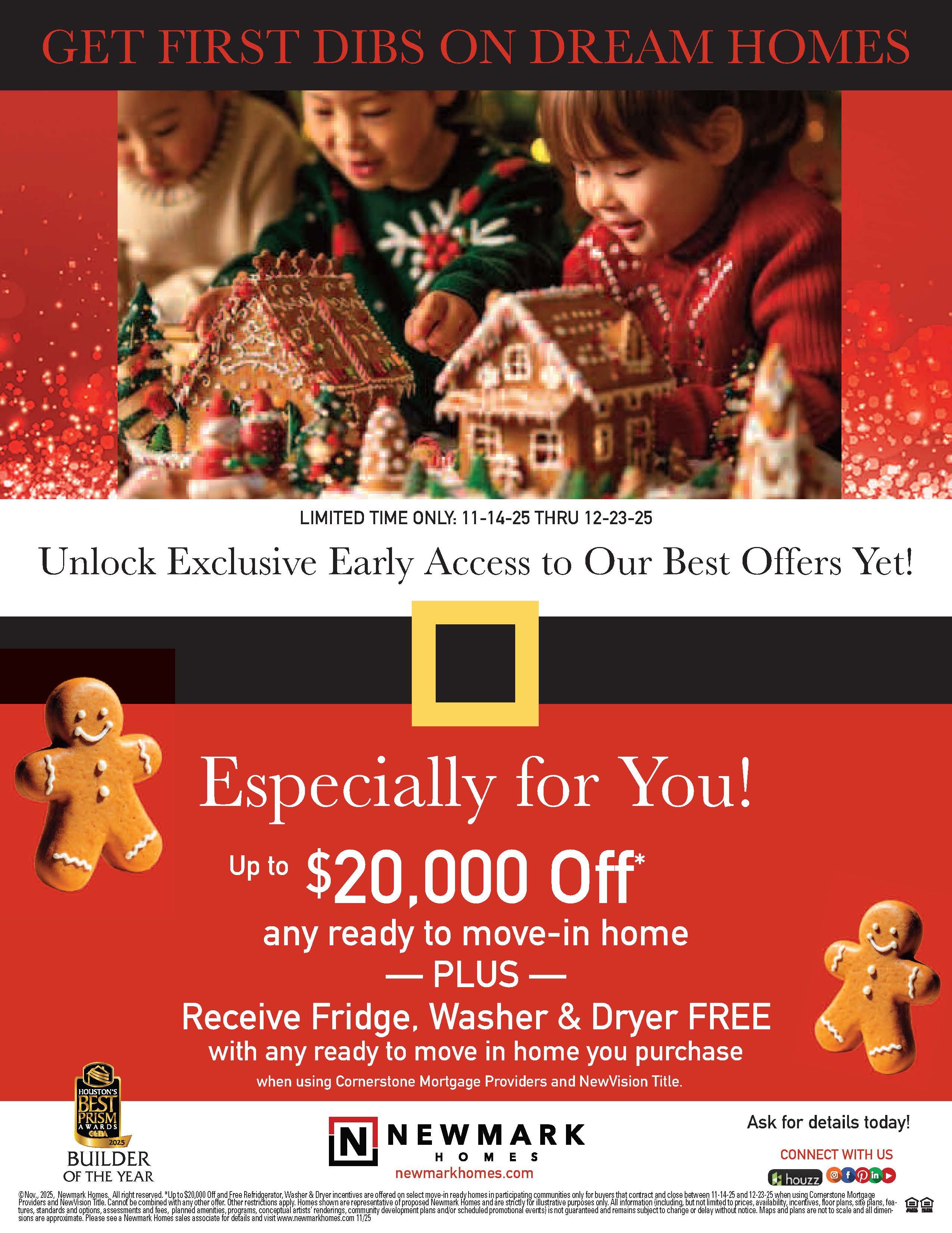 Newmark Homes Black Friday Savings